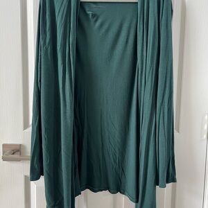 Zenana Outfitters Green Cardigan